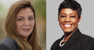 Jennifer C. Lewis, CDM Smith (left) and Syrees Gillens Oliver, HNTB. (Photographs courtesy of the respective companies)